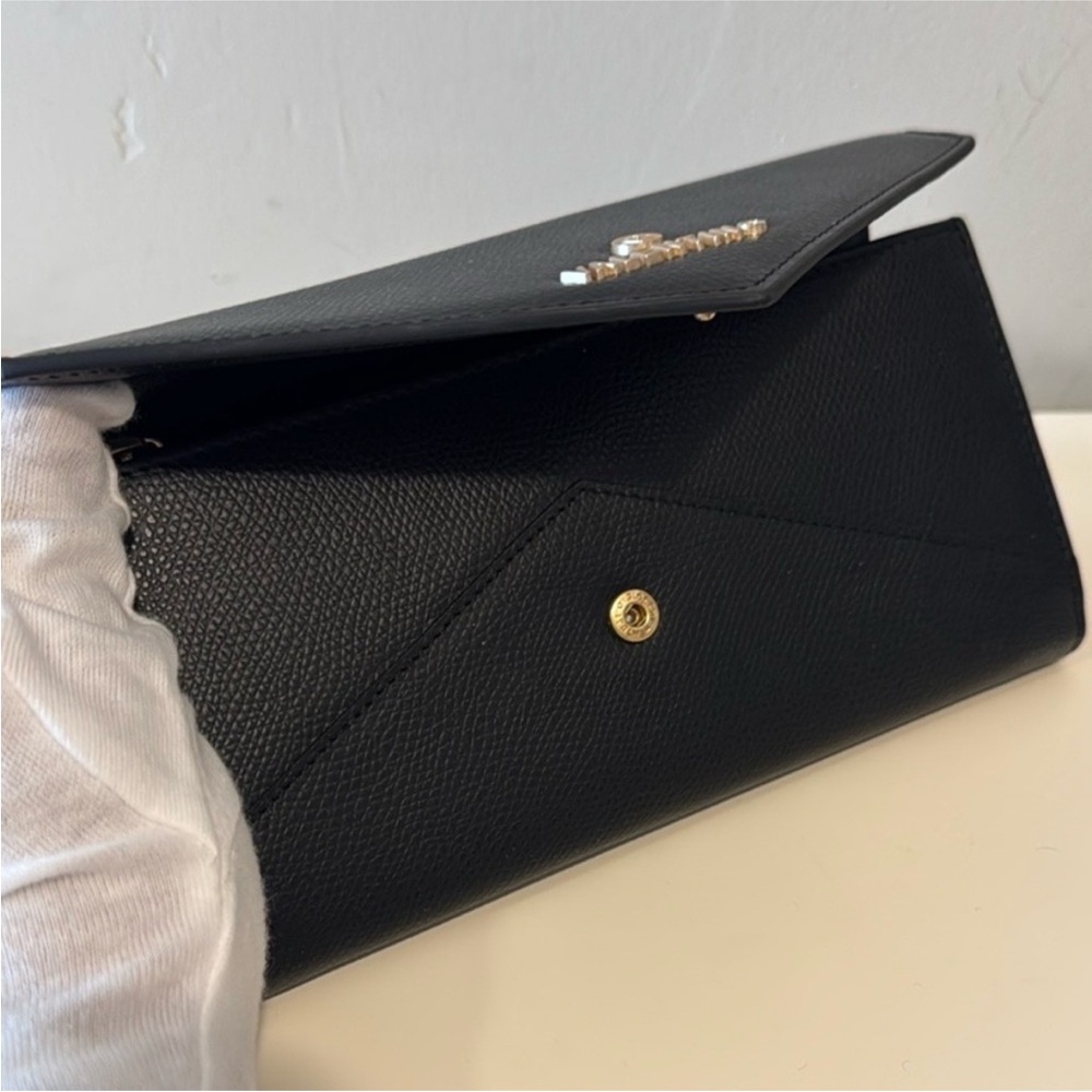 NEW✨Valentino Leather Envelope Wallet by Mario Valentino - Picture 7 of 9